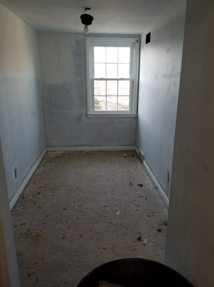 Remodeled third bedroom as seen from the door